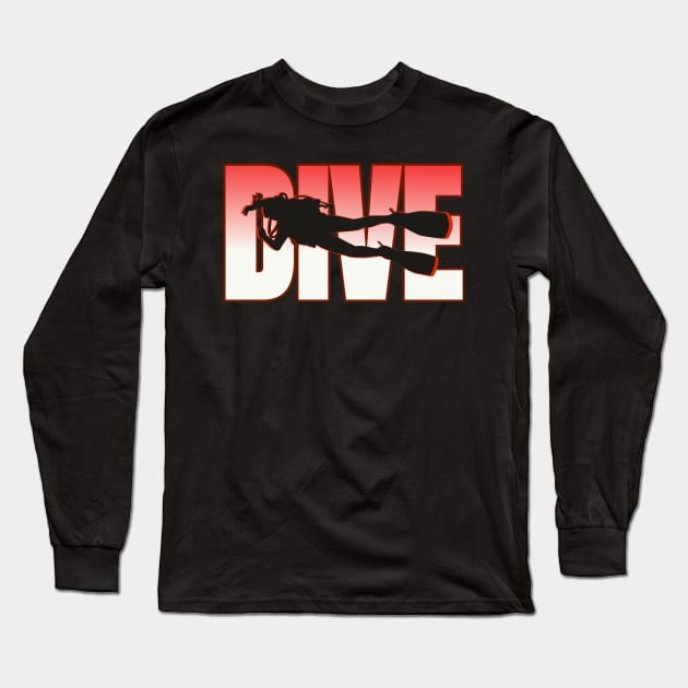 Scuba diving t-shirt designs Long Sleeve T-Shirt by Coreoceanart